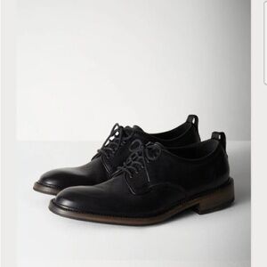 rag & bone Black Leather Derby Shoes